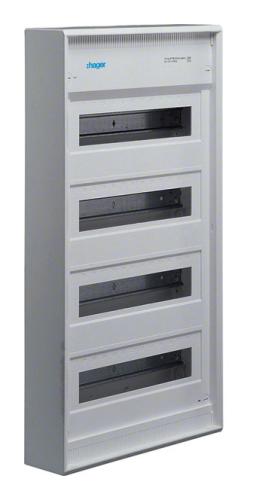 UNTERVERTEILER.DE: Hager Unterverteiler 4-Reihig Aufputz ohne Tür